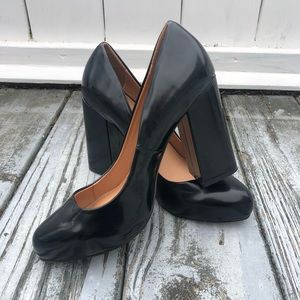 Black Block Heels